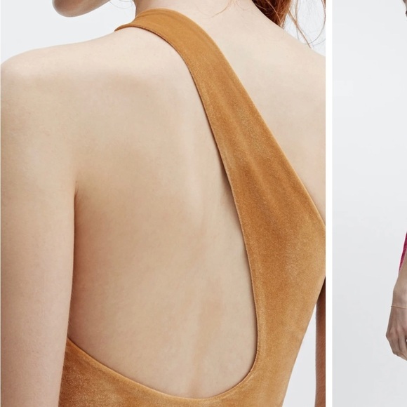 FABLETICS Gigi Velour Bodysuit Light Honey | Size XXS 0-2 | NWT - Picture 3 of 6